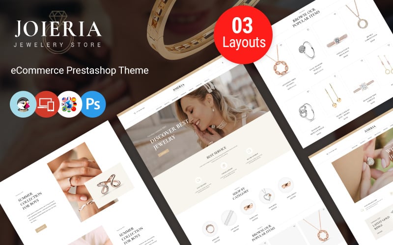 joieria jewelry and accessories store prestashop theme original