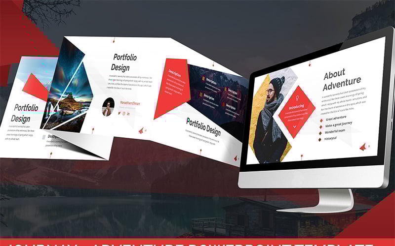 journay adventure powerpoint template original