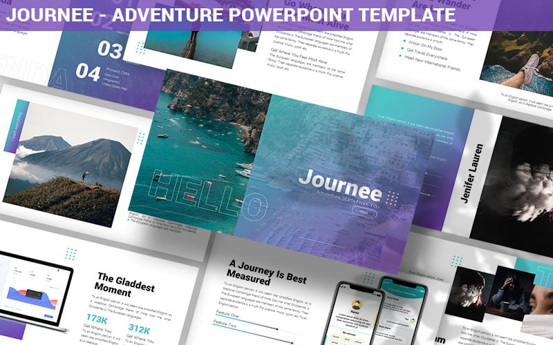 journee adventure powerpoint template original