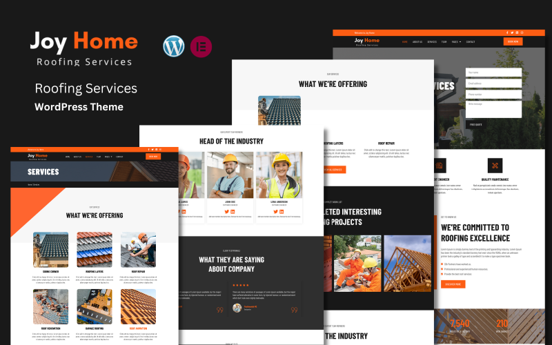joy home roofing services wordpress theme original