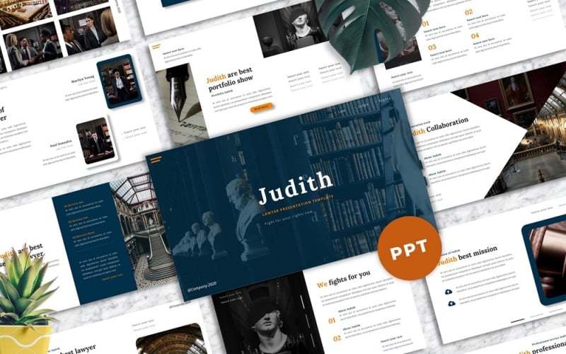 judith lawyer powerpoint template original