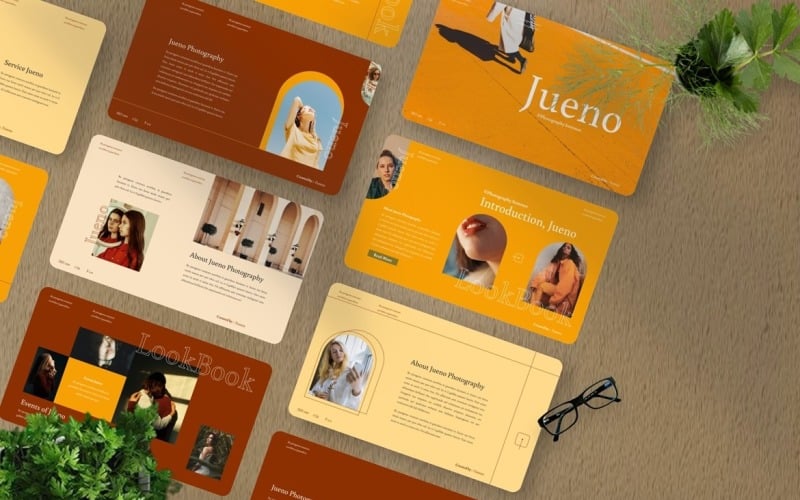 jueno photography powerpoint template original