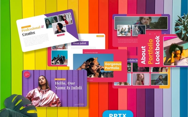jufoli portfolio lookbook powerpoint original