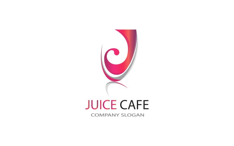 juice cafe for all juice business logo template original