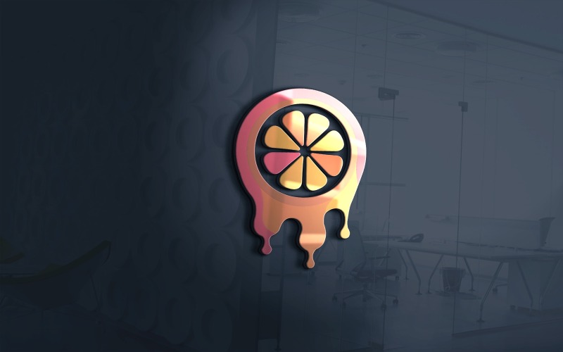 juice shop logo template vector original