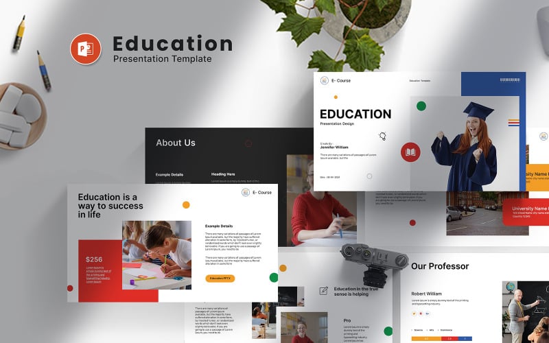 junior education powerpoint presentation template original