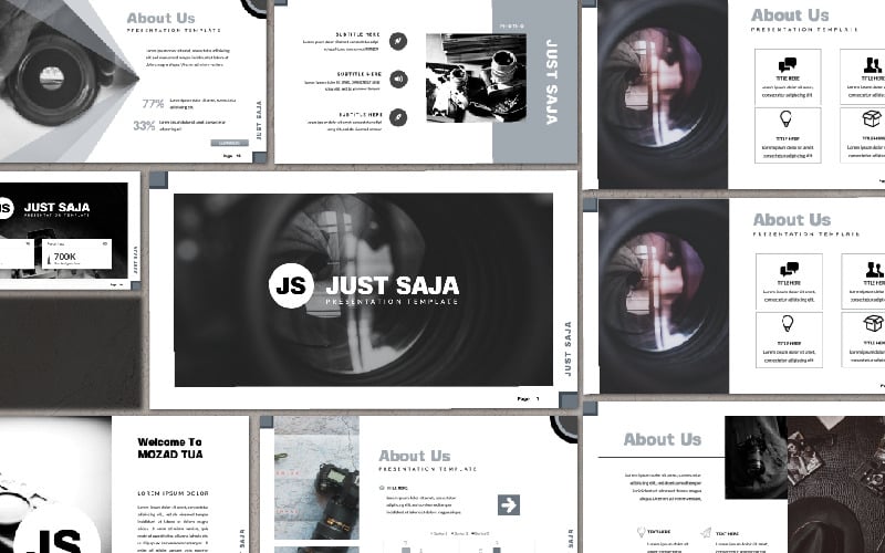 just saja presentation powerpoint template original