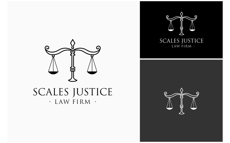 justice scales attorney law logo original