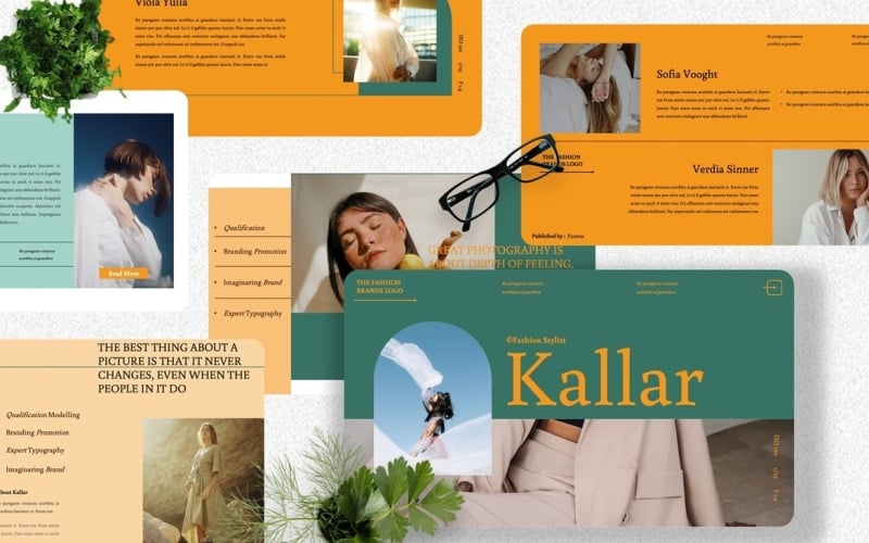 kallar modelling powerpoint template original