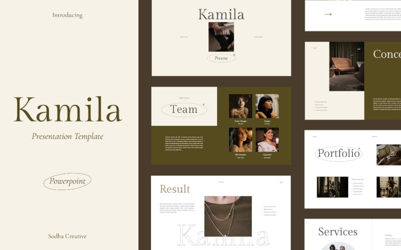 kamila powerpoint template original