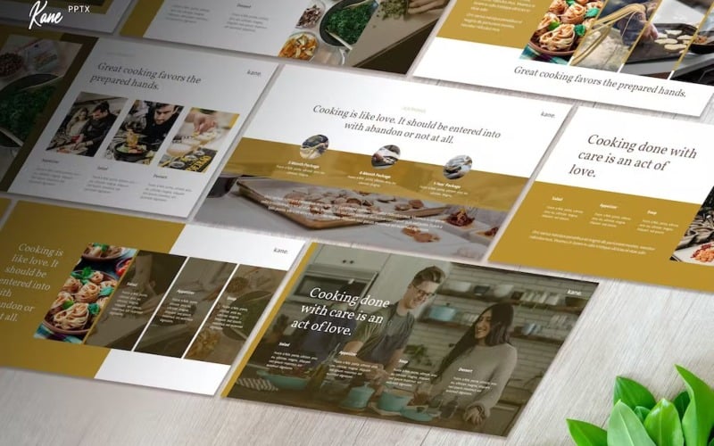 kane culinary business powerpoint template original