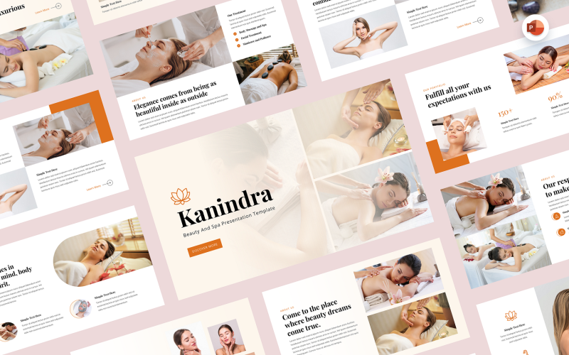 kanindra beauty amp spa powerpoint template original