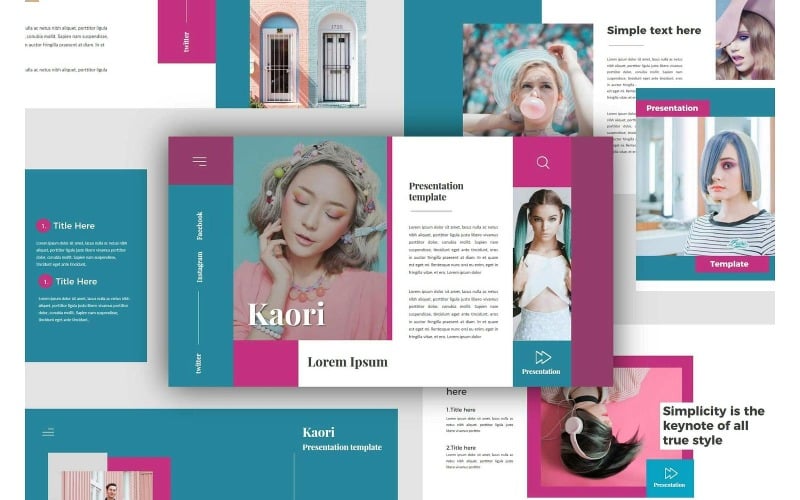 kaori powerpoint presentation templates original