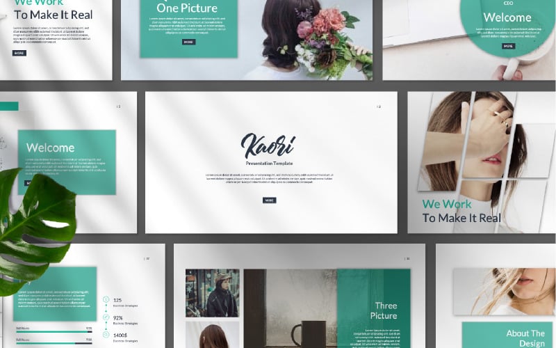 kaori presentation powerpoint template original