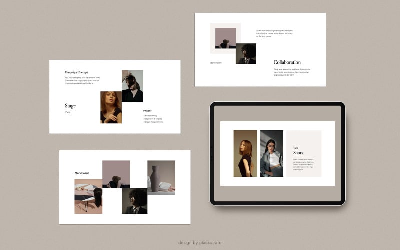 kara media kit powerpoint template original
