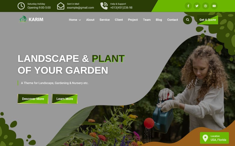karim gardening amp landscapeing html landing page template original