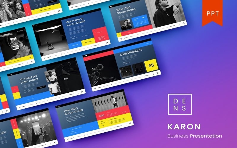 karon business powerpoint template original