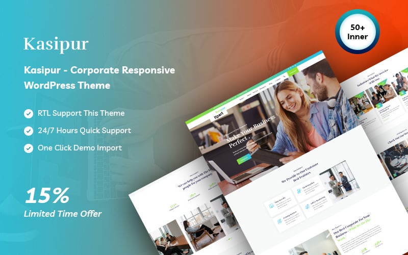 kasipur corporate responsive wordpress theme original