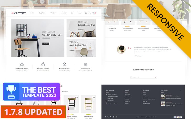 kastery wood store prestashop responsive theme original