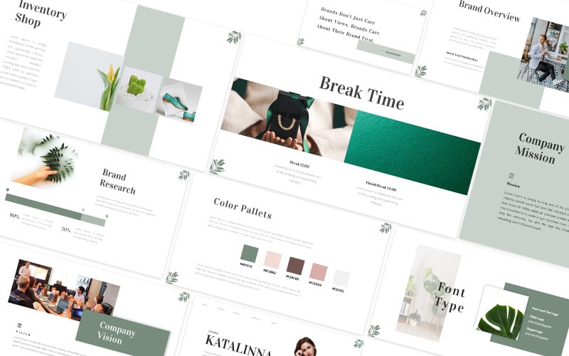 katalinna brand guidelines powerpoint template original