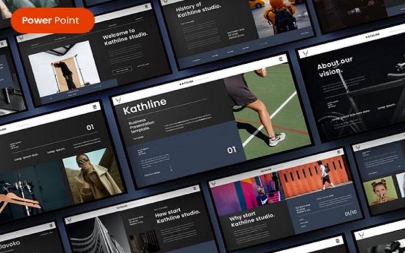 kathline business powerpoint template original