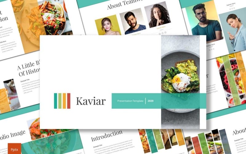kaviar powerpoint template original