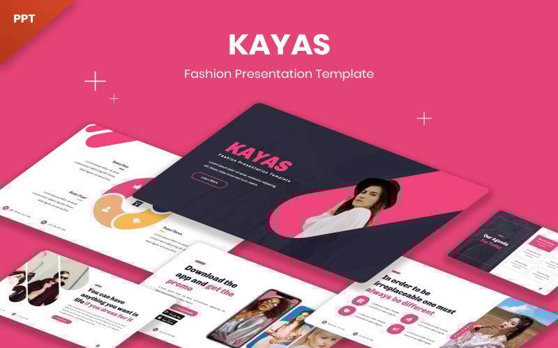kayas fashion powerpoint template original