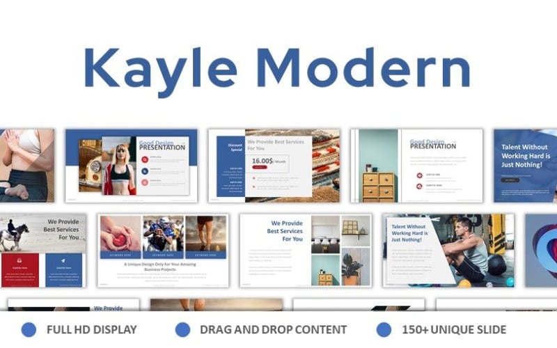 kayle modern powerpoint template original