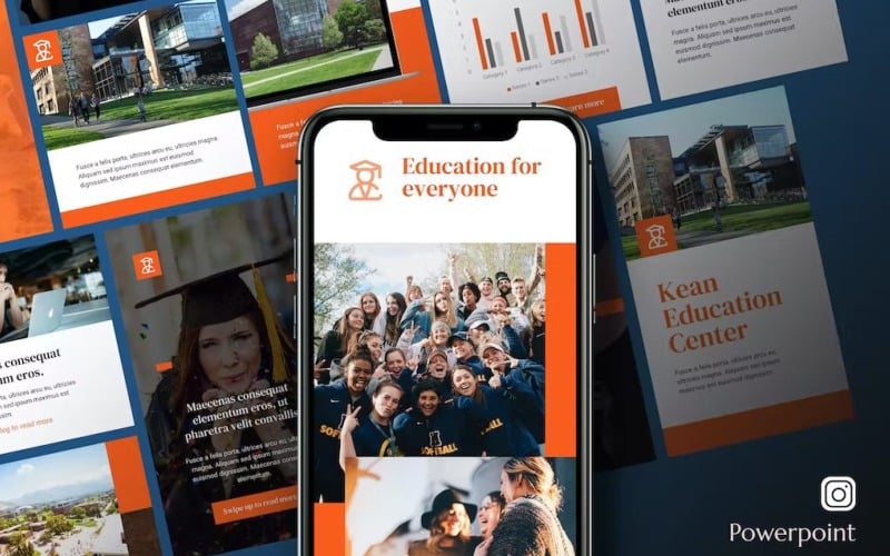 kean education instagram kit powerpoint original