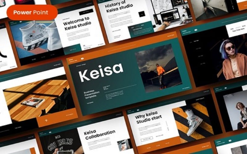 keisa business powerpoint template original
