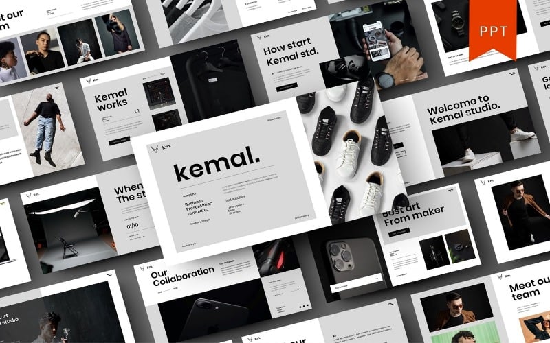 kemal business powerpoint template original