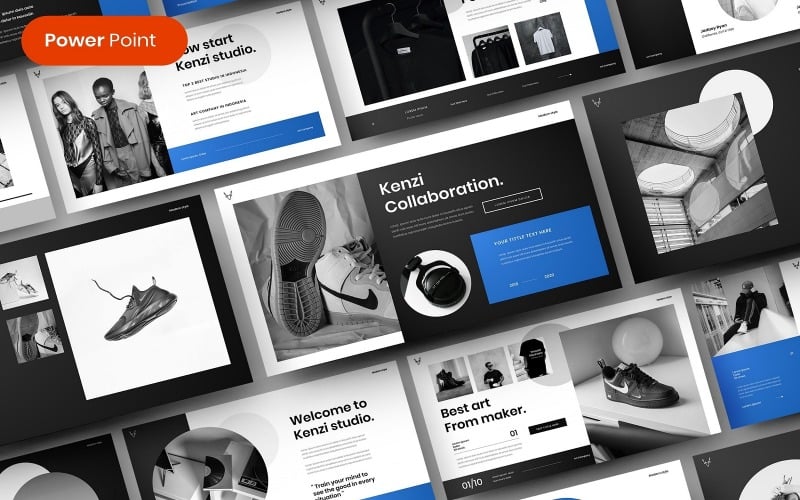 kenzi business powerpoint template original