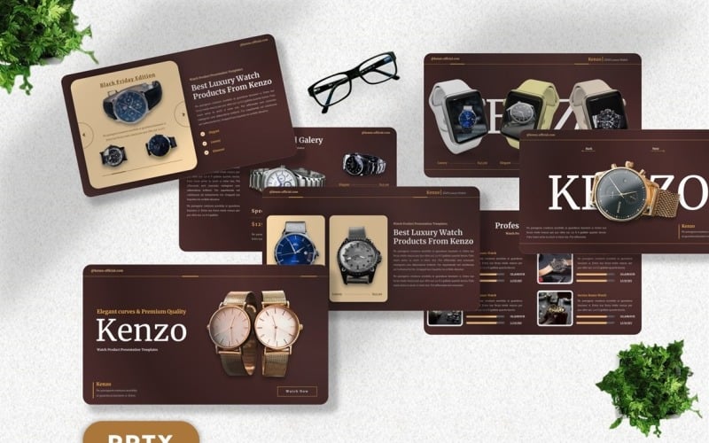 kenzo watch product powerpoint original