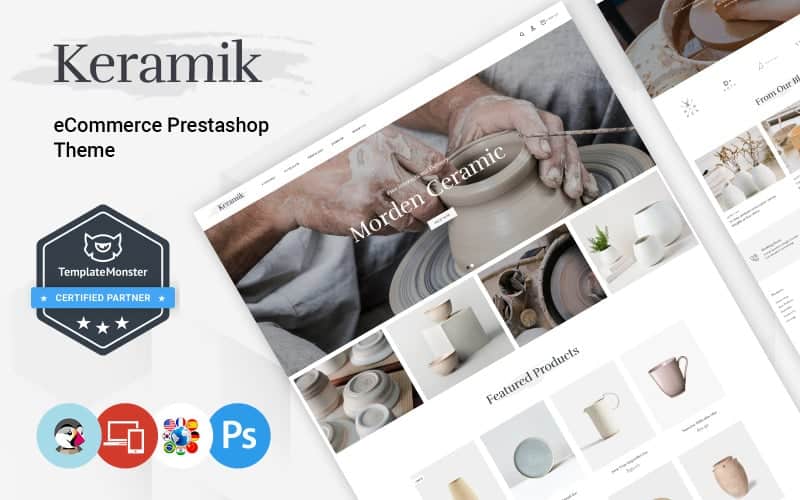 keramik ceramic art and culture store prestashop theme original