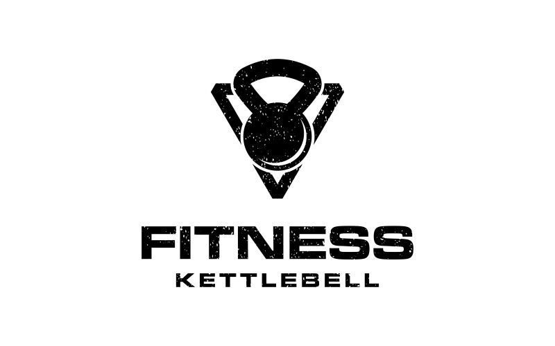 kettlebell fitness gym sport logo original