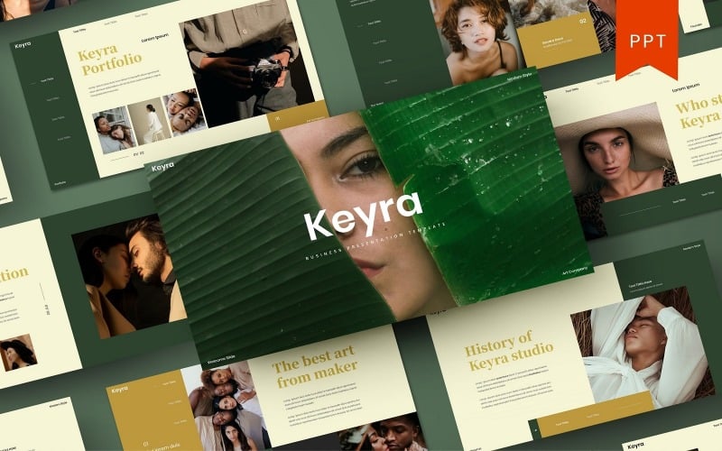 keyra business powerpoint template original