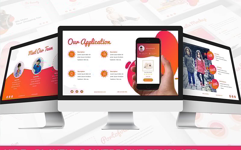 kide playful powerpoint template original