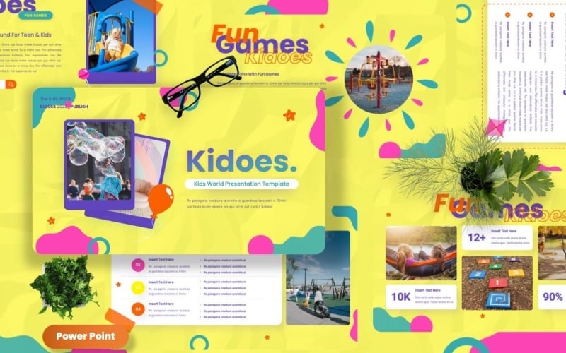 kidoes kids world powerpoint templates original
