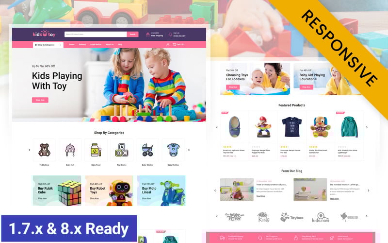 kidstoy kids toy and game store prestashop responsive theme original