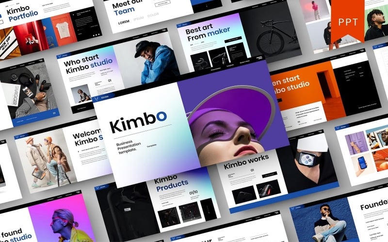 kimbo busines powerpoint template original