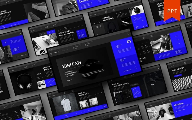 kimtan business powerpoint template original
