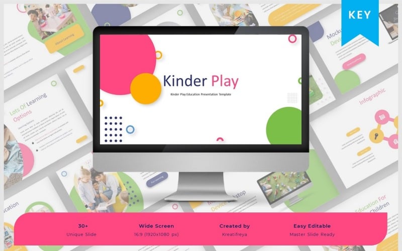 kinderplay education powerpoint template original