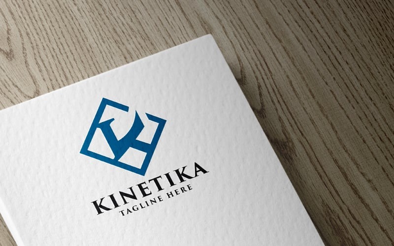 kinetika letter k logo pro template original