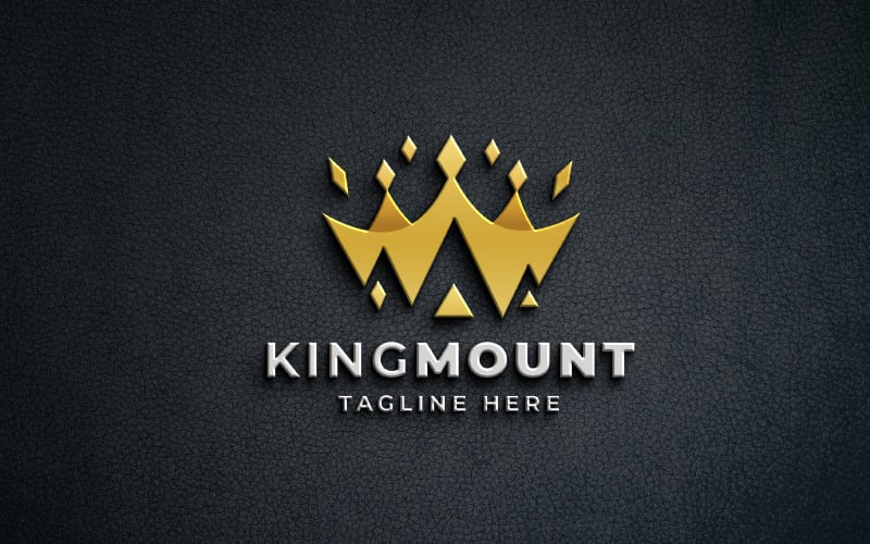 king mount logo pro template original