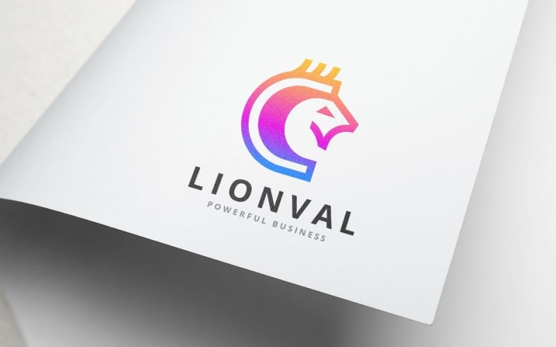 king valiant lion pro logo original