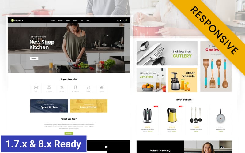 kitdesk kitchen appliance prestashop responsive theme original