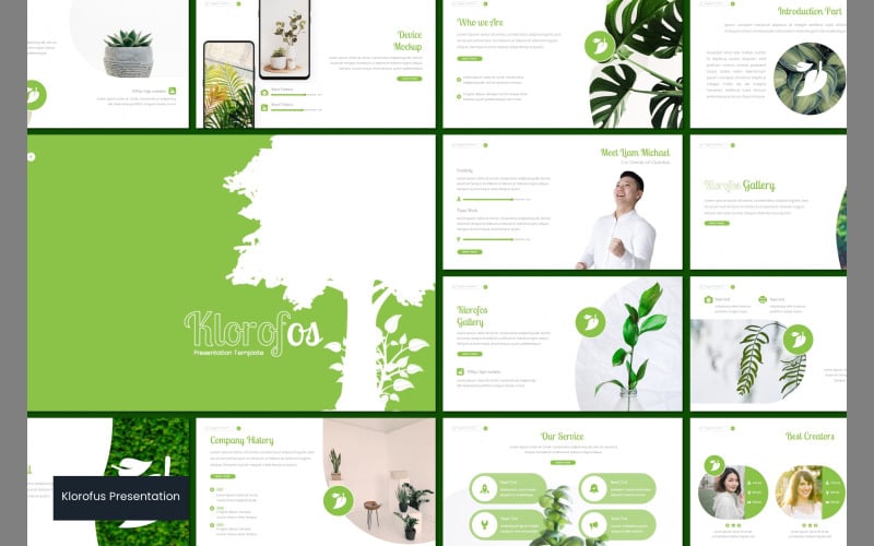 klorofos powerpoint template original