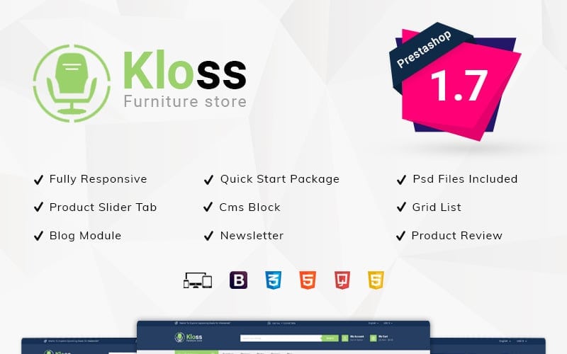 kloss furniture prestashop theme original