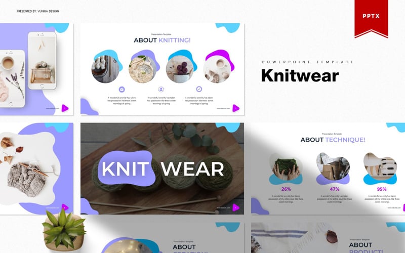 knitwear powerpoint template original