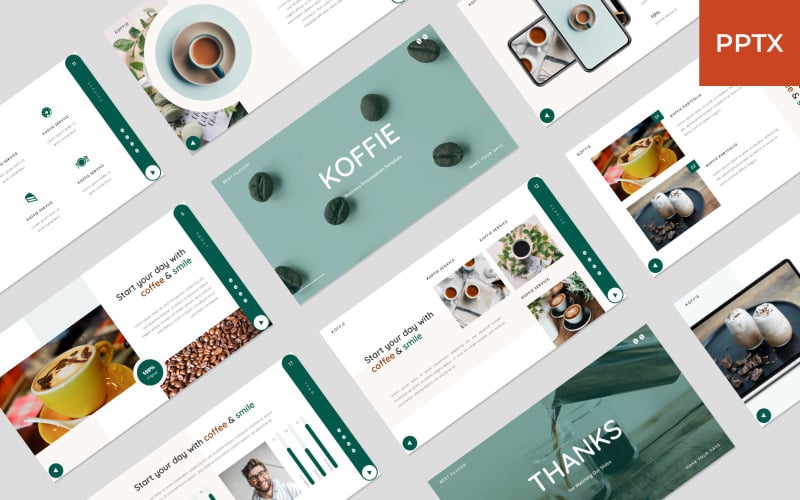 koffie coffee presentation powerpoint template original